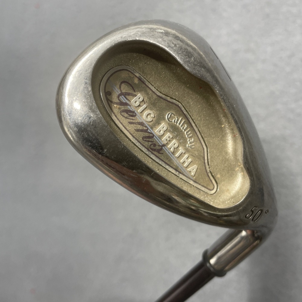 CALLAWAY BIG BERTHA GEMS 50 DEGREE LADIES‎ FLEX GRAPHITE NICE PITCHING WEDGE